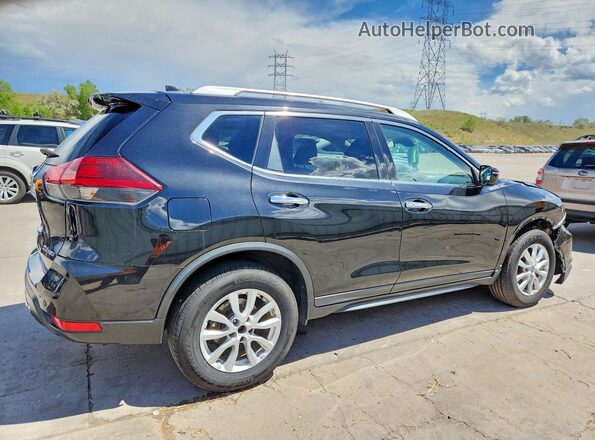 KNMAT2MV5KP552262 2019 NISSAN ROGUE Черный Задняя правая четверть