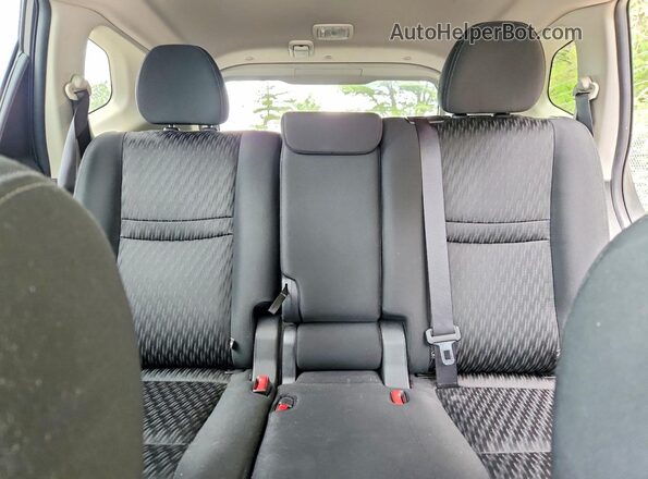 KNMAT2MV5LP521501 2020 NISSAN ROGUE Gray Widok tylnych siedzeń