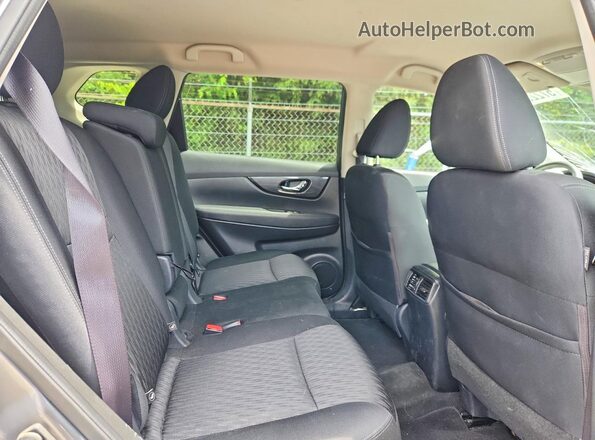 KNMAT2MV5LP521501 2020 NISSAN ROGUE Gray Widok wnętrza z tyłu
