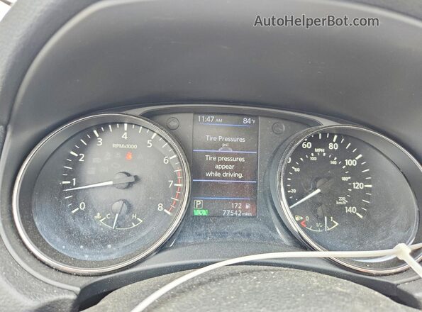 KNMAT2MV5LP528612 2020 NISSAN ROGUE Blue Instrument cluster view