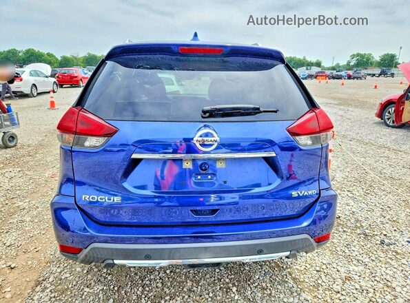 KNMAT2MV5LP528612 2020 NISSAN ROGUE Blue Rear view