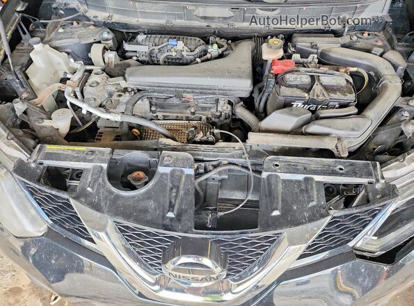 KNMAT2MV6GP598609 2016 NISSAN ROGUE Black Engine compartment view