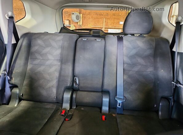 KNMAT2MV6GP598609 2016 NISSAN ROGUE Black Rear seats view