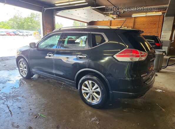 KNMAT2MV6GP598609 2016 NISSAN ROGUE Black Rear left