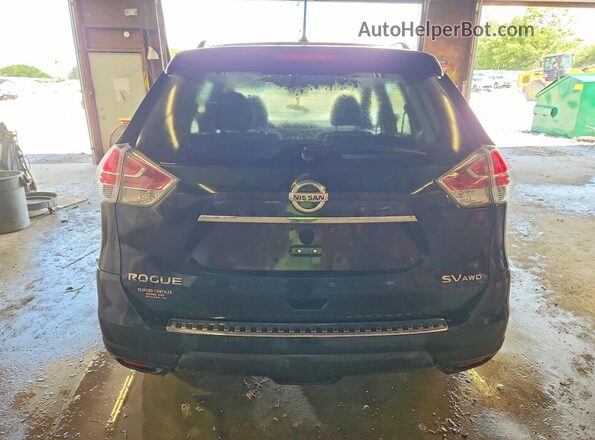 KNMAT2MV6GP598609 2016 NISSAN ROGUE Black Rear view