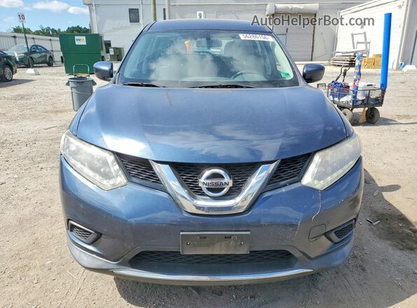 KNMAT2MV6GP613707 2016 NISSAN ROGUE Blue Вид спереду