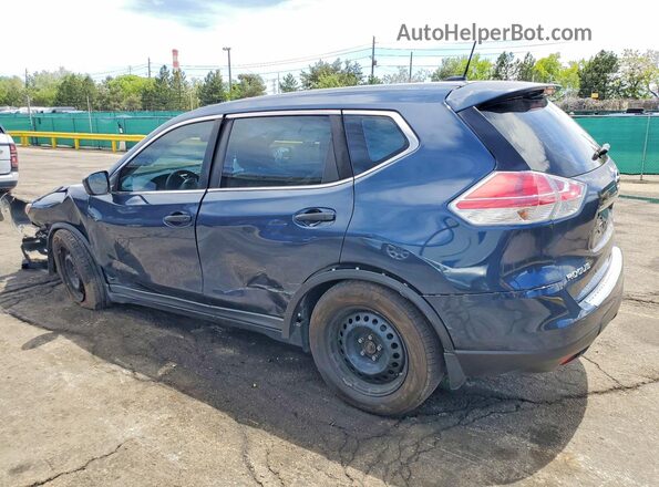 KNMAT2MV6GP628949 2016 NISSAN ROGUE Синий Задняя левая четверть