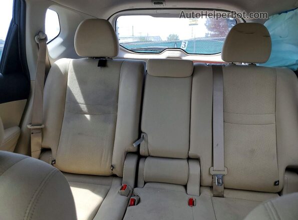 KNMAT2MV6GP628949 2016 NISSAN ROGUE Синий Вид задних сидений