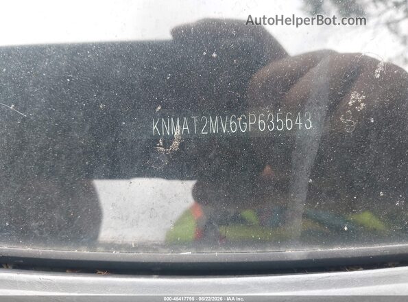KNMAT2MV6GP635643 2016 NISSAN ROGUE White Instrument cluster view