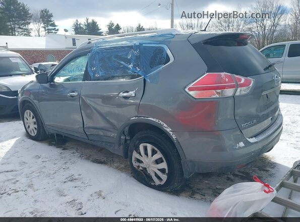 KNMAT2MV6GP647033 2016 NISSAN ROGUE Gray Front view