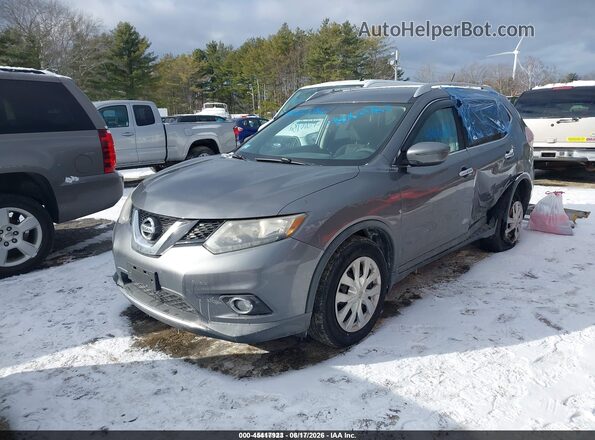 KNMAT2MV6GP647033 2016 NISSAN ROGUE Gray Front left
