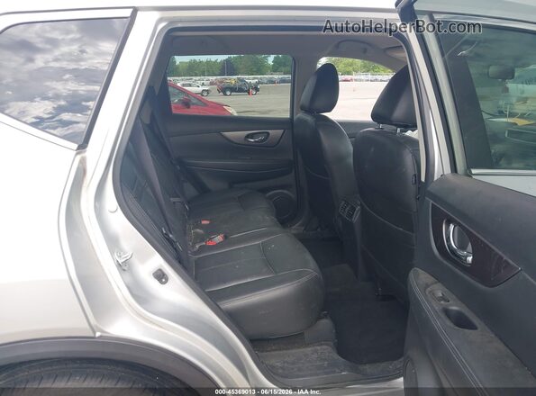 KNMAT2MV6GP662664 2016 NISSAN ROGUE Silver VIN კოდის სტიკერის ხედი