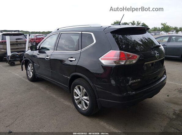 KNMAT2MV6GP689573 2016 NISSAN ROGUE Черный Задняя левая четверть