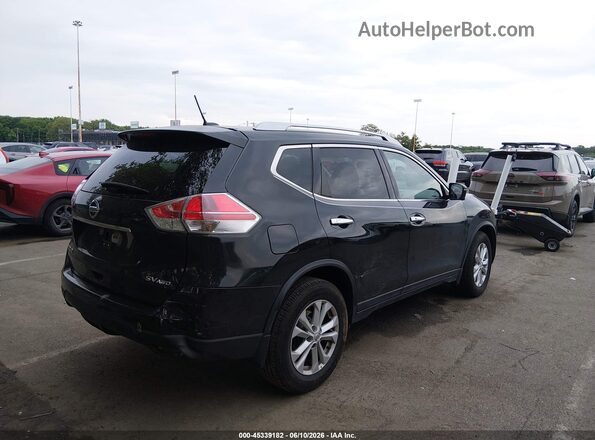 KNMAT2MV6GP689573 2016 NISSAN ROGUE Черный Задняя правая четверть