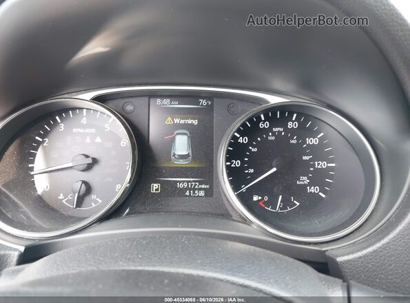 KNMAT2MV6GP712589 2016 NISSAN ROGUE Gray Widok tylnych siedzeń