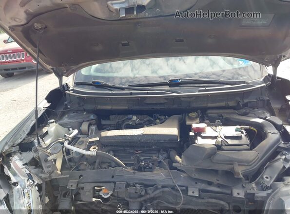 KNMAT2MV6GP712589 2016 NISSAN ROGUE Gray Widok z tyłu