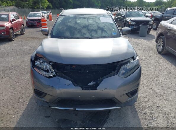 KNMAT2MV6GP712589 2016 NISSAN ROGUE Gray Widok zestawu wskaźników