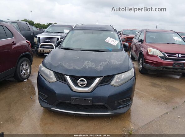 KNMAT2MV6GP732096 2016 NISSAN ROGUE Blue Вид щитка приладів