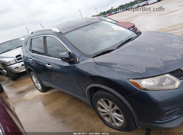 KNMAT2MV6GP732096 2016 NISSAN ROGUE Blue Вид задньої частини салону