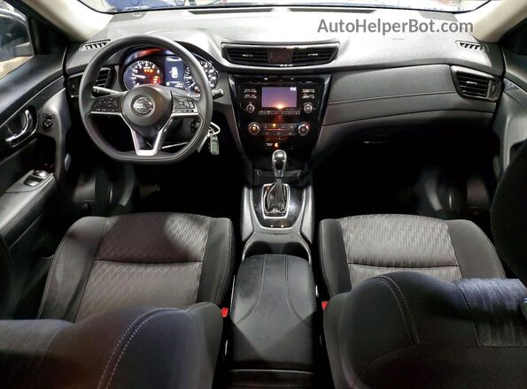 KNMAT2MV6HP513401 2017 NISSAN ROGUE Gray Առջևի վահանակի տեսք