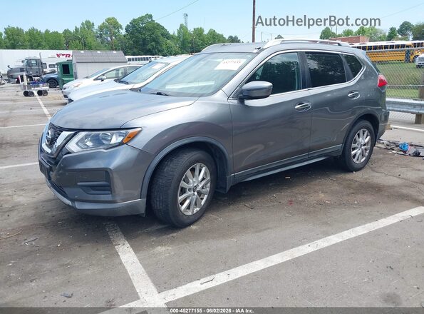 KNMAT2MV6HP541506 2017 NISSAN ROGUE Gray წინა მარცხენა ხედი სამი მეოთხედიდან