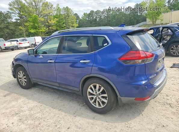 KNMAT2MV6HP552568 2017 NISSAN ROGUE Blue Задня ліва чверть