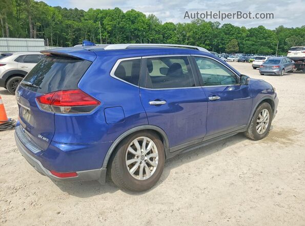 KNMAT2MV6HP552568 2017 NISSAN ROGUE Blue Задня права чверть