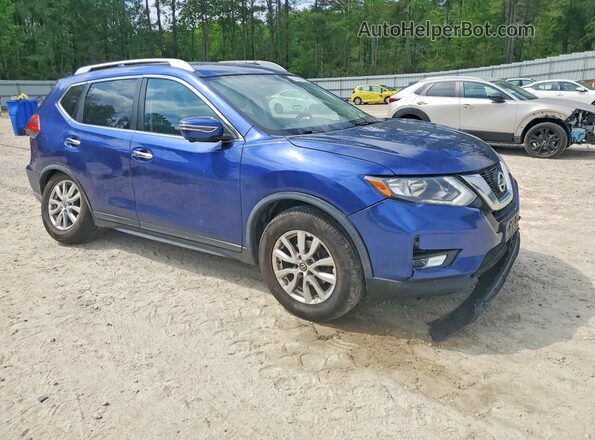 KNMAT2MV6HP552568 2017 NISSAN ROGUE Blue Передня права чверть