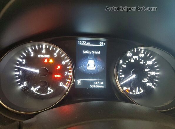 KNMAT2MV6HP588857 2017 NISSAN ROGUE Черный Вид щитка приборов