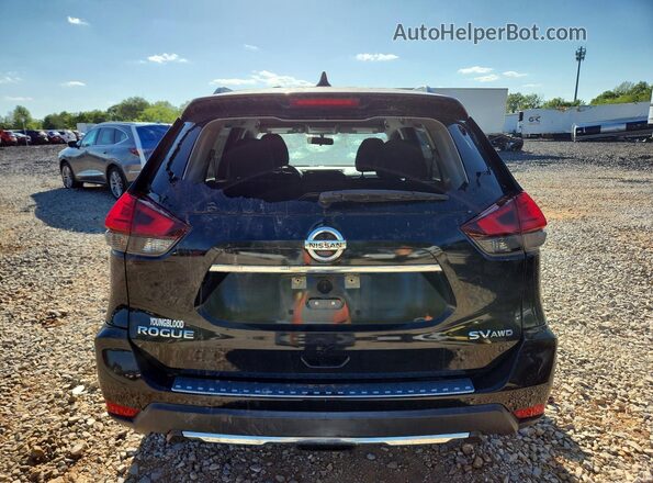 KNMAT2MV6HP593900 2017 NISSAN ROGUE Black Հետևի տեսք