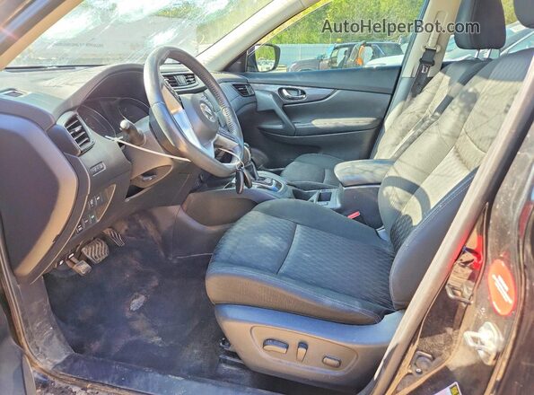 KNMAT2MV6HP593900 2017 NISSAN ROGUE Black Սալոնի դիմացի տեսք
