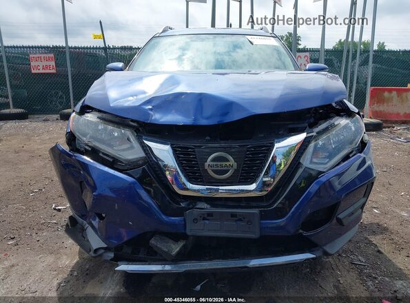 KNMAT2MV6HP617774 2017 NISSAN ROGUE Blue Front view