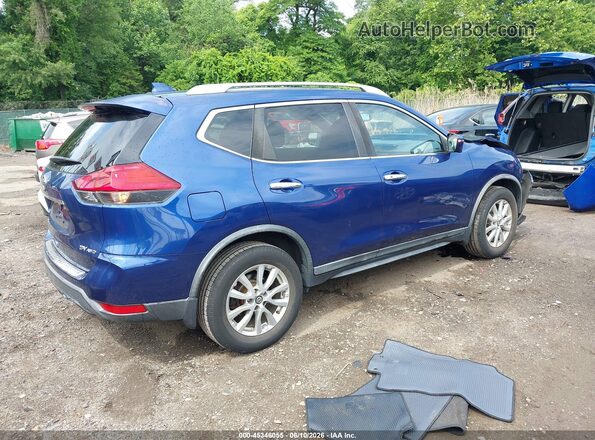KNMAT2MV6HP617774 2017 NISSAN ROGUE Blue Rear right