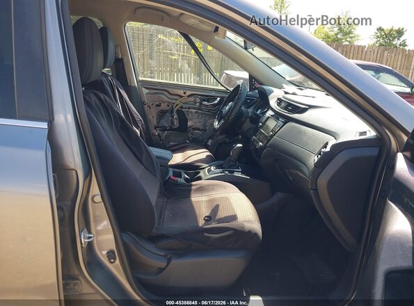 KNMAT2MV6JP536845 2018 NISSAN ROGUE Gray წინა სალონის ხედი