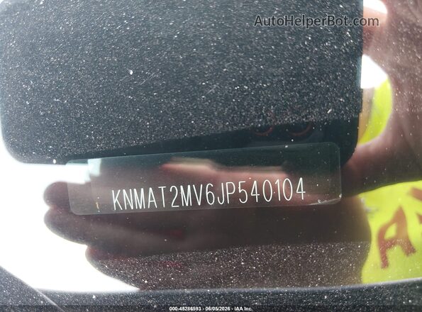 KNMAT2MV6JP540104 2018 NISSAN ROGUE Gray Vista del compartimento del motor