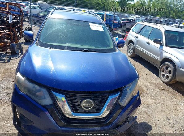 KNMAT2MV6JP566900 2018 NISSAN ROGUE Blue Vista del cuadro de instrumentos