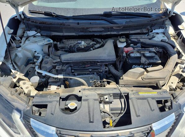 KNMAT2MV6KP511705 2019 NISSAN ROGUE White Vista del compartimento del motor