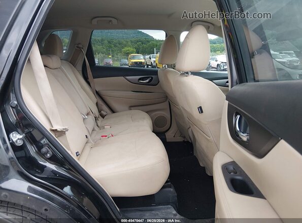 KNMAT2MV7GP595203 2016 NISSAN ROGUE Black Vista de la etiqueta del VIN