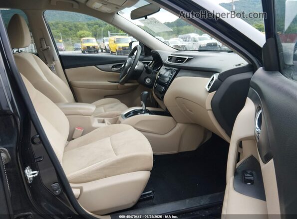 KNMAT2MV7GP595203 2016 NISSAN ROGUE Black Vista interior delantera