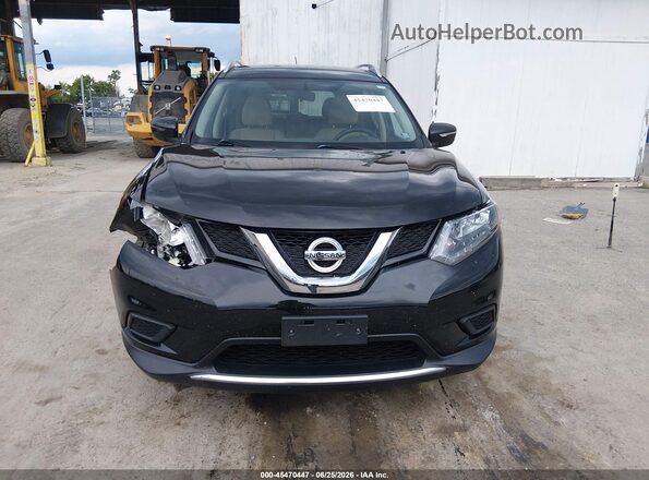 KNMAT2MV7GP595203 2016 NISSAN ROGUE Black Vista del cuadro de instrumentos