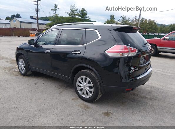 KNMAT2MV7GP595203 2016 NISSAN ROGUE Black Trasero izquierdo
