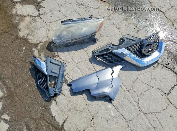 KNMAT2MV7GP634646 2016 NISSAN ROGUE Gray VIN კოდის სტიკერის ხედი