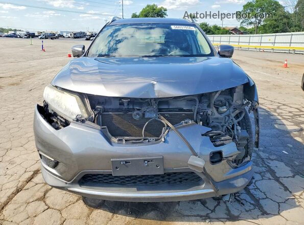 KNMAT2MV7GP634646 2016 NISSAN ROGUE Gray წინა ხედი