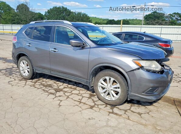 KNMAT2MV7GP634646 2016 NISSAN ROGUE Gray წინა მარჯვენა