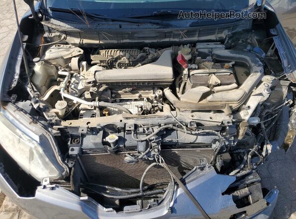 KNMAT2MV7GP634646 2016 NISSAN ROGUE Gray ძრავის განყოფილების ხედი