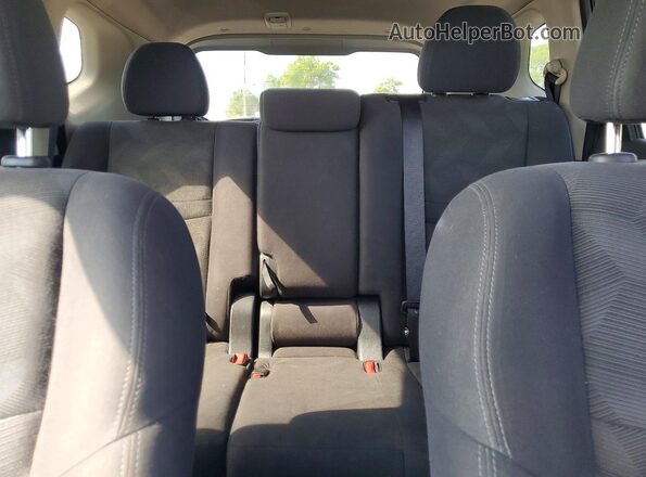 KNMAT2MV7GP634646 2016 NISSAN ROGUE Gray უკანა სავარძლების ხედი