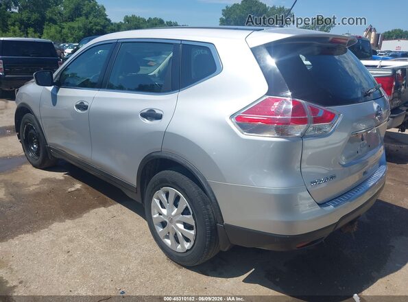KNMAT2MV7GP662527 2016 NISSAN ROGUE Серебряный Задняя левая четверть