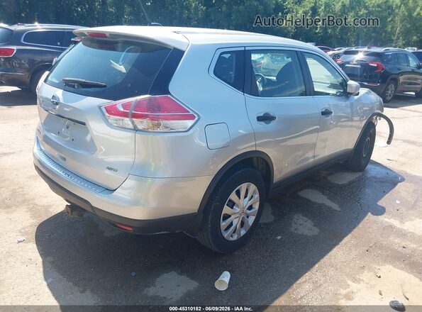 KNMAT2MV7GP662527 2016 NISSAN ROGUE Серебряный Задняя правая четверть