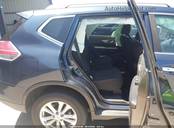 KNMAT2MV7GP673527 2016 NISSAN ROGUE Blue Widok naklejki z numerem VIN
