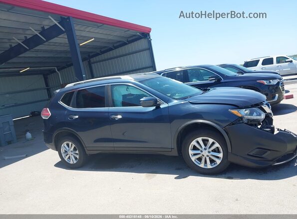KNMAT2MV7GP673527 2016 NISSAN ROGUE Blue Widok wnętrza z tyłu